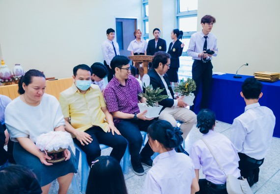 ภาพกิจกรรม  คณะวิทยาศาสตร์และเทคโนโลยี จัดกิจกรรมไหว้ครูคณะวิทยาศาสตร์และเทคโนโลยี ประจำปีการศึกษา 2567