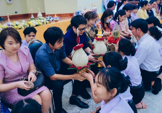 ภาพกิจกรรม  คณะวิทยาศาสตร์และเทคโนโลยี จัดกิจกรรมไหว้ครูคณะวิทยาศาสตร์และเทคโนโลยี ประจำปีการศึกษา 2567