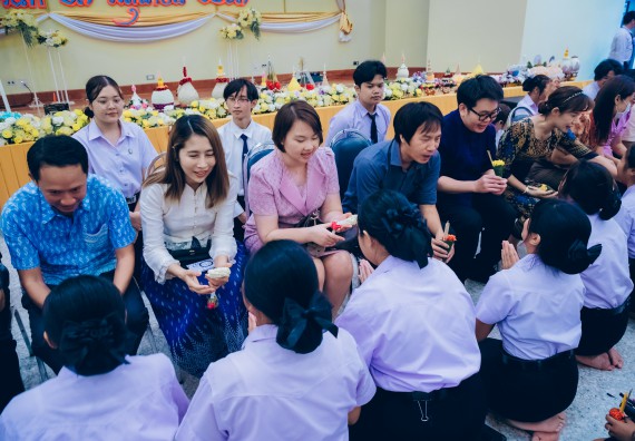 ภาพกิจกรรม  คณะวิทยาศาสตร์และเทคโนโลยี จัดกิจกรรมไหว้ครูคณะวิทยาศาสตร์และเทคโนโลยี ประจำปีการศึกษา 2567