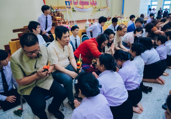 ภาพกิจกรรม  คณะวิทยาศาสตร์และเทคโนโลยี จัดกิจกรรมไหว้ครูคณะวิทยาศาสตร์และเทคโนโลยี ประจำปีการศึกษา 2567