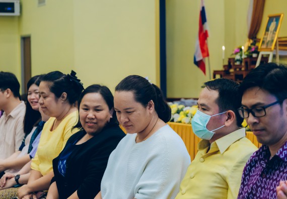 ภาพกิจกรรม  คณะวิทยาศาสตร์และเทคโนโลยี จัดกิจกรรมไหว้ครูคณะวิทยาศาสตร์และเทคโนโลยี ประจำปีการศึกษา 2567