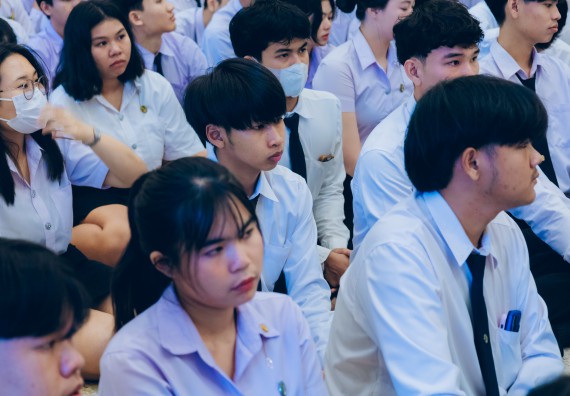 ภาพกิจกรรม  คณะวิทยาศาสตร์และเทคโนโลยี จัดกิจกรรมไหว้ครูคณะวิทยาศาสตร์และเทคโนโลยี ประจำปีการศึกษา 2567