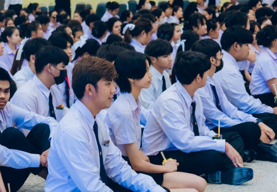 ภาพกิจกรรม  คณะวิทยาศาสตร์และเทคโนโลยี จัดกิจกรรมไหว้ครูคณะวิทยาศาสตร์และเทคโนโลยี ประจำปีการศึกษา 2567