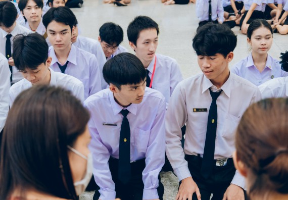 ภาพกิจกรรม  คณะวิทยาศาสตร์และเทคโนโลยี จัดกิจกรรมไหว้ครูคณะวิทยาศาสตร์และเทคโนโลยี ประจำปีการศึกษา 2567