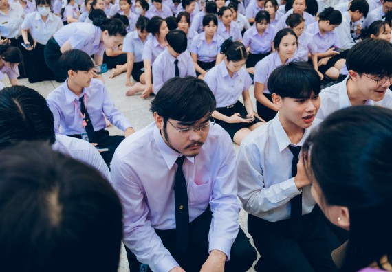 ภาพกิจกรรม  คณะวิทยาศาสตร์และเทคโนโลยี จัดกิจกรรมไหว้ครูคณะวิทยาศาสตร์และเทคโนโลยี ประจำปีการศึกษา 2567