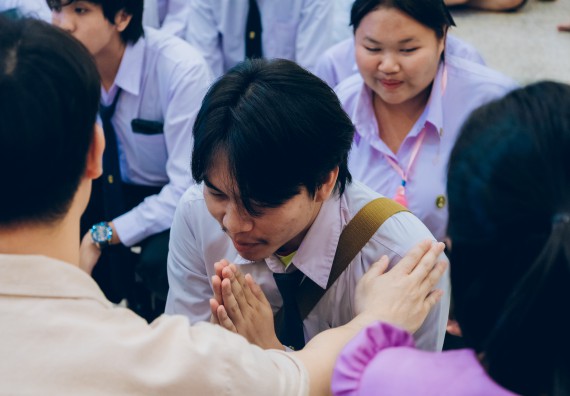 ภาพกิจกรรม  คณะวิทยาศาสตร์และเทคโนโลยี จัดกิจกรรมไหว้ครูคณะวิทยาศาสตร์และเทคโนโลยี ประจำปีการศึกษา 2567