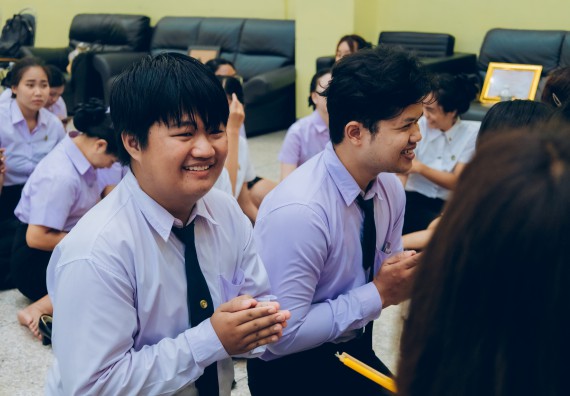 ภาพกิจกรรม  คณะวิทยาศาสตร์และเทคโนโลยี จัดกิจกรรมไหว้ครูคณะวิทยาศาสตร์และเทคโนโลยี ประจำปีการศึกษา 2567