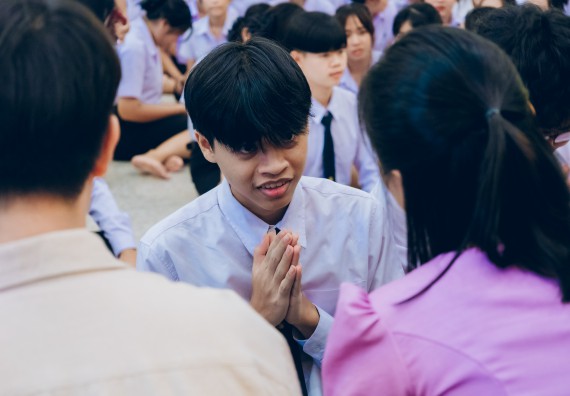 ภาพกิจกรรม  คณะวิทยาศาสตร์และเทคโนโลยี จัดกิจกรรมไหว้ครูคณะวิทยาศาสตร์และเทคโนโลยี ประจำปีการศึกษา 2567