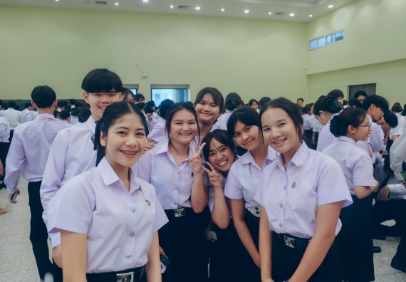 ภาพกิจกรรม  คณะวิทยาศาสตร์และเทคโนโลยี จัดกิจกรรมไหว้ครูคณะวิทยาศาสตร์และเทคโนโลยี ประจำปีการศึกษา 2567