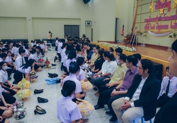 ภาพกิจกรรม  คณะวิทยาศาสตร์และเทคโนโลยี จัดกิจกรรมไหว้ครูคณะวิทยาศาสตร์และเทคโนโลยี ประจำปีการศึกษา 2567