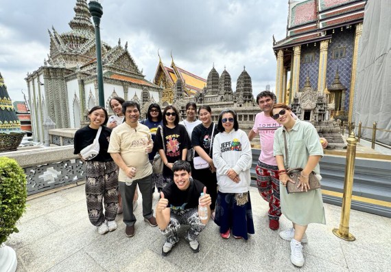 โปรแกรมวิชาคณิตศาสตร์ เข้าศึกษาดูงานด้านการจัดการศึกษาและงานวิจัยเยี่ยมชมโบราณสถานที่สำคัญของประเทศไทย