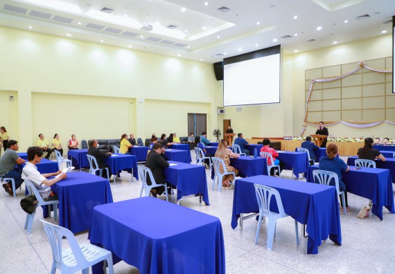 ภาพกิจกรรม  คณะวิทยาศาสตร์และเทคโนโลยี จัดกิจกรรมการอบรมเชิงปฏิบัติการ เรื่อง การเป็นช่างตัดผมอย่างมืออาชีพ ตามโครงการพัฒนาคุณภาพชีวิตและยกระดับเศรษฐกิจฐานราก