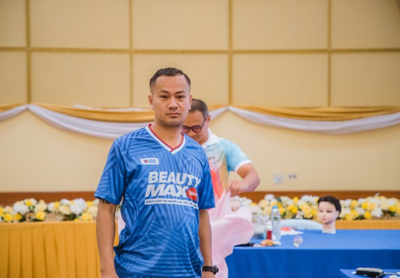 ภาพกิจกรรม  คณะวิทยาศาสตร์และเทคโนโลยี จัดกิจกรรมการอบรมเชิงปฏิบัติการ เรื่อง การเป็นช่างตัดผมอย่างมืออาชีพ ตามโครงการพัฒนาคุณภาพชีวิตและยกระดับเศรษฐกิจฐานราก