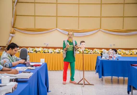 ภาพกิจกรรม  คณะวิทยาศาสตร์และเทคโนโลยี จัดกิจกรรมการอบรมเชิงปฏิบัติการ เรื่อง การเป็นช่างตัดผมอย่างมืออาชีพ ตามโครงการพัฒนาคุณภาพชีวิตและยกระดับเศรษฐกิจฐานราก