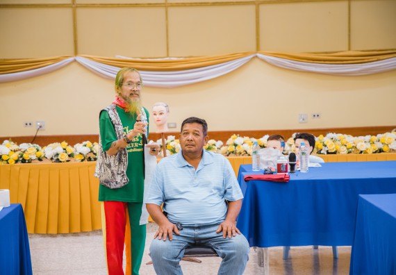 ภาพกิจกรรม  คณะวิทยาศาสตร์และเทคโนโลยี จัดกิจกรรมการอบรมเชิงปฏิบัติการ เรื่อง การเป็นช่างตัดผมอย่างมืออาชีพ ตามโครงการพัฒนาคุณภาพชีวิตและยกระดับเศรษฐกิจฐานราก