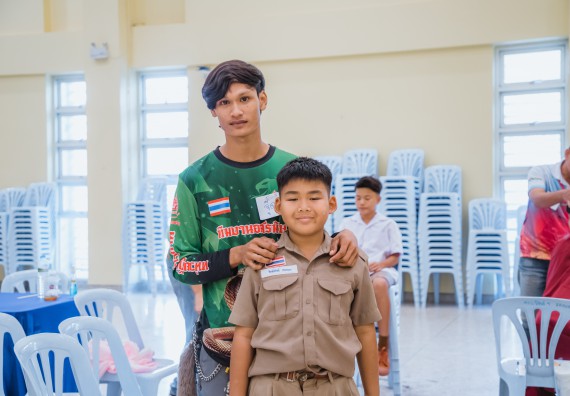 ภาพกิจกรรม  คณะวิทยาศาสตร์และเทคโนโลยี จัดกิจกรรมการอบรมเชิงปฏิบัติการ เรื่อง การเป็นช่างตัดผมอย่างมืออาชีพ ตามโครงการพัฒนาคุณภาพชีวิตและยกระดับเศรษฐกิจฐานราก