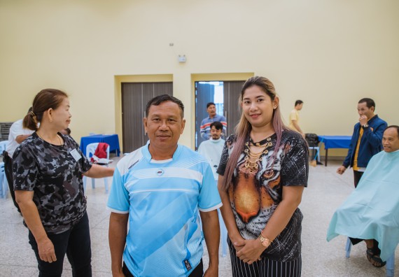 ภาพกิจกรรม  คณะวิทยาศาสตร์และเทคโนโลยี จัดกิจกรรมการอบรมเชิงปฏิบัติการ เรื่อง การเป็นช่างตัดผมอย่างมืออาชีพ ตามโครงการพัฒนาคุณภาพชีวิตและยกระดับเศรษฐกิจฐานราก