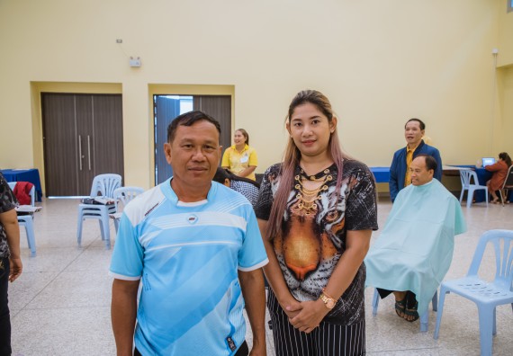 ภาพกิจกรรม  คณะวิทยาศาสตร์และเทคโนโลยี จัดกิจกรรมการอบรมเชิงปฏิบัติการ เรื่อง การเป็นช่างตัดผมอย่างมืออาชีพ ตามโครงการพัฒนาคุณภาพชีวิตและยกระดับเศรษฐกิจฐานราก