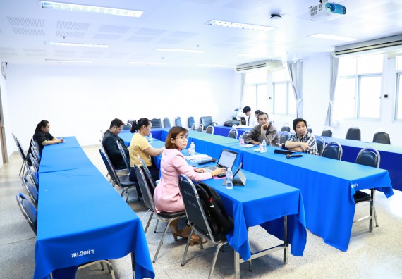 ภาพกิจกรรม  หลักสูตรวิทยาศาสตรบัณฑิต สาขาวิชาคณิตศาสตร์ คณะวิทยาศาสตร์และเทคโนโลยี จัดกิจกรรมตรวจประเมินคุณภาพภายในตามเกณฑ์ AUN-QA หลักสูตรสาขาวิชาคณิตศาสตร์