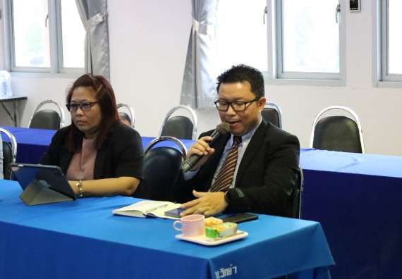 ภาพกิจกรรม  หลักสูตรวิทยาศาสตรบัณฑิต สาขาวิชาคณิตศาสตร์ คณะวิทยาศาสตร์และเทคโนโลยี จัดกิจกรรมตรวจประเมินคุณภาพภายในตามเกณฑ์ AUN-QA หลักสูตรสาขาวิชาคณิตศาสตร์