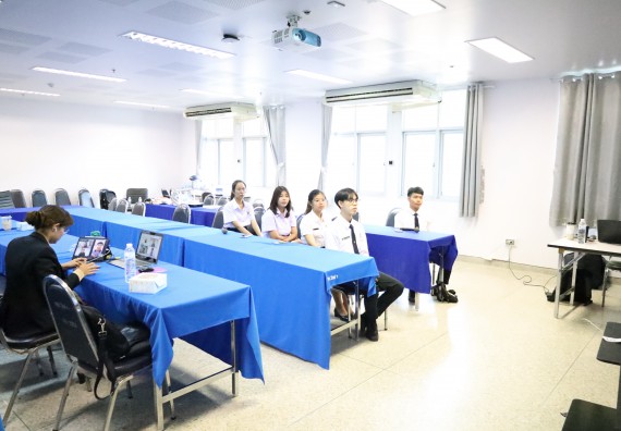 ภาพกิจกรรม  หลักสูตรวิทยาศาสตรบัณฑิต สาขาวิชาคณิตศาสตร์ คณะวิทยาศาสตร์และเทคโนโลยี จัดกิจกรรมตรวจประเมินคุณภาพภายในตามเกณฑ์ AUN-QA หลักสูตรสาขาวิชาคณิตศาสตร์