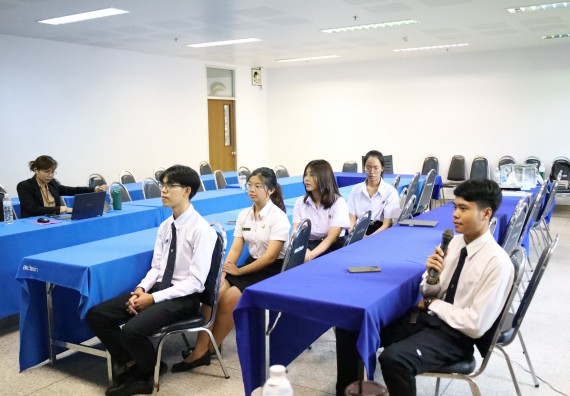 ภาพกิจกรรม  หลักสูตรวิทยาศาสตรบัณฑิต สาขาวิชาคณิตศาสตร์ คณะวิทยาศาสตร์และเทคโนโลยี จัดกิจกรรมตรวจประเมินคุณภาพภายในตามเกณฑ์ AUN-QA หลักสูตรสาขาวิชาคณิตศาสตร์