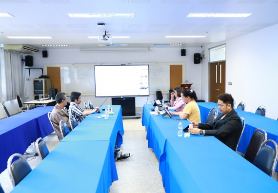 ภาพกิจกรรม  หลักสูตรวิทยาศาสตรบัณฑิต สาขาวิชาคณิตศาสตร์ คณะวิทยาศาสตร์และเทคโนโลยี จัดกิจกรรมตรวจประเมินคุณภาพภายในตามเกณฑ์ AUN-QA หลักสูตรสาขาวิชาคณิตศาสตร์