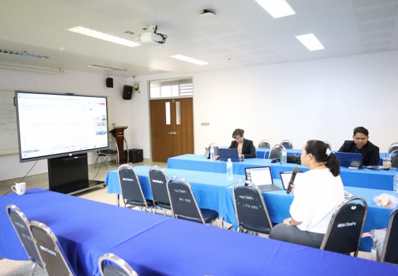 ภาพกิจกรรม  หลักสูตรวิทยาศาสตรบัณฑิต สาขาวิชาคณิตศาสตร์ คณะวิทยาศาสตร์และเทคโนโลยี จัดกิจกรรมตรวจประเมินคุณภาพภายในตามเกณฑ์ AUN-QA หลักสูตรสาขาวิชาคณิตศาสตร์