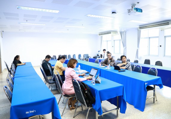 ภาพกิจกรรม  หลักสูตรวิทยาศาสตรบัณฑิต สาขาวิชาคณิตศาสตร์ คณะวิทยาศาสตร์และเทคโนโลยี จัดกิจกรรมตรวจประเมินคุณภาพภายในตามเกณฑ์ AUN-QA หลักสูตรสาขาวิชาคณิตศาสตร์