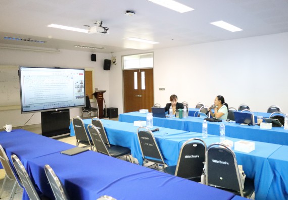 ภาพกิจกรรม  หลักสูตรวิทยาศาสตรบัณฑิต สาขาวิชาคณิตศาสตร์ คณะวิทยาศาสตร์และเทคโนโลยี จัดกิจกรรมตรวจประเมินคุณภาพภายในตามเกณฑ์ AUN-QA หลักสูตรสาขาวิชาคณิตศาสตร์