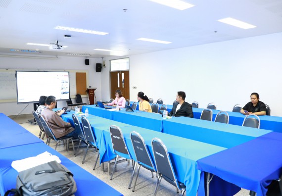 ภาพกิจกรรม  หลักสูตรวิทยาศาสตรบัณฑิต สาขาวิชาคณิตศาสตร์ คณะวิทยาศาสตร์และเทคโนโลยี จัดกิจกรรมตรวจประเมินคุณภาพภายในตามเกณฑ์ AUN-QA หลักสูตรสาขาวิชาคณิตศาสตร์