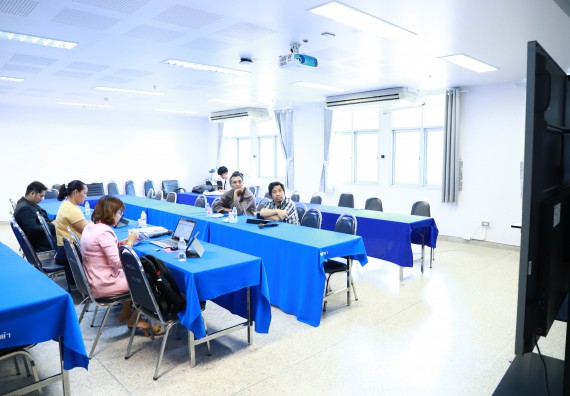 ภาพกิจกรรม  หลักสูตรวิทยาศาสตรบัณฑิต สาขาวิชาคณิตศาสตร์ คณะวิทยาศาสตร์และเทคโนโลยี จัดกิจกรรมตรวจประเมินคุณภาพภายในตามเกณฑ์ AUN-QA หลักสูตรสาขาวิชาคณิตศาสตร์