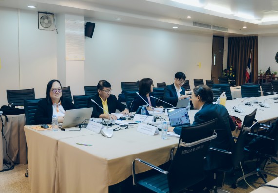 ภาพกิจกรรม  หลักสูตรวิทยาศาสตรบัณฑิต สาขาวิชาวิทยาการคอมพิวเตอร์ คณะวิทยาศาสตร์และเทคโนโลยี จัดกิจกรรมตรวจประเมินคุณภาพภายในตามเกณฑ์ AUN-QA หลักสูตรสาขาวิชาวิทยาการคอมพิวเตอร์