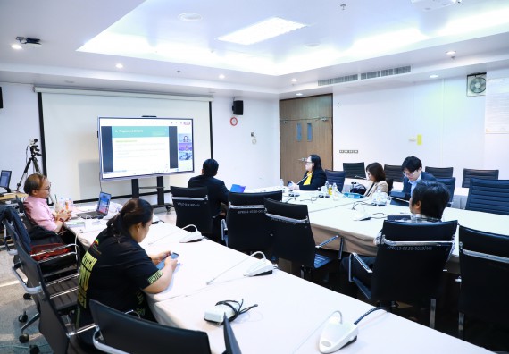 ภาพกิจกรรม  หลักสูตรวิทยาศาสตรบัณฑิต สาขาวิชาวิทยาการคอมพิวเตอร์ คณะวิทยาศาสตร์และเทคโนโลยี จัดกิจกรรมตรวจประเมินคุณภาพภายในตามเกณฑ์ AUN-QA หลักสูตรสาขาวิชาวิทยาการคอมพิวเตอร์