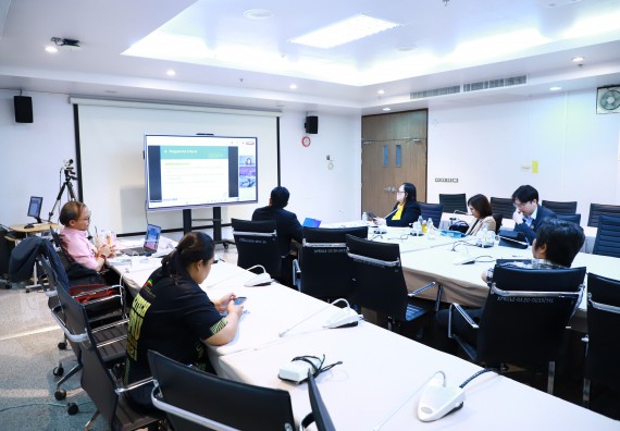 ภาพกิจกรรม  หลักสูตรวิทยาศาสตรบัณฑิต สาขาวิชาวิทยาการคอมพิวเตอร์ คณะวิทยาศาสตร์และเทคโนโลยี จัดกิจกรรมตรวจประเมินคุณภาพภายในตามเกณฑ์ AUN-QA หลักสูตรสาขาวิชาวิทยาการคอมพิวเตอร์