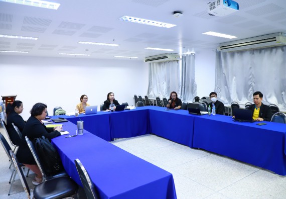 ภาพกิจกรรม  หลักสูตรวิทยาศาสตรบัณฑิต สาขาวิชาวิทยาศาสตร์สิ่งแวดล้อม คณะวิทยาศาสตร์และเทคโนโลยี จัดกิจกรรมตรวจประเมินคุณภาพภายในตามเกณฑ์ AUN-QA หลักสูตรสาขาวิชาวิทยาศาสตร์สิ่งแวดล้อม