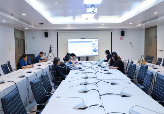 ภาพกิจกรรม  หลักสูตรวิทยาศาสตรบัณฑิต สาขาวิชาสาธารณสุขศาสตร์ คณะวิทยาศาสตร์และเทคโนโลยี จัดกิจกรรมตรวจประเมินคุณภาพภายในตามเกณฑ์ AUN-QA หลักสูตรสาขาวิชาสาธารณสุขศาสตร์