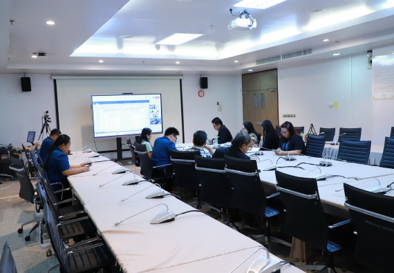 ภาพกิจกรรม  หลักสูตรวิทยาศาสตรบัณฑิต สาขาวิชาสาธารณสุขศาสตร์ คณะวิทยาศาสตร์และเทคโนโลยี จัดกิจกรรมตรวจประเมินคุณภาพภายในตามเกณฑ์ AUN-QA หลักสูตรสาขาวิชาสาธารณสุขศาสตร์