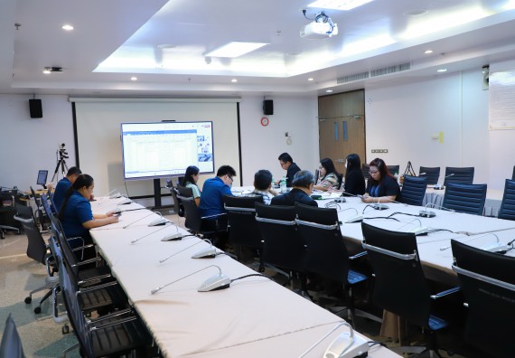 ภาพกิจกรรม  หลักสูตรวิทยาศาสตรบัณฑิต สาขาวิชาสาธารณสุขศาสตร์ คณะวิทยาศาสตร์และเทคโนโลยี จัดกิจกรรมตรวจประเมินคุณภาพภายในตามเกณฑ์ AUN-QA หลักสูตรสาขาวิชาสาธารณสุขศาสตร์