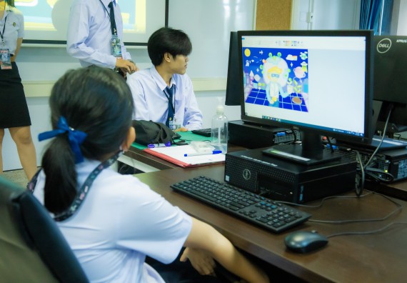 ภาพกิจกรรม  คณะวิทยาศาสตร์และเทคโนโลยี การแข่งขันวาดภาพด้วยโปรแกรม Paint งานสัปดาห์วิทยาศาสตร์แห่งชาติ ส่วนภูมิภาค ประจำปี 2567