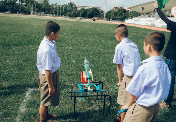 ภาพกิจกรรม  คณะวิทยาศาสตร์และเทคโนโลยี การแข่งขันจรวดขวดน้ำ งานสัปดาห์วิทยาศาสตร์แห่งชาติ ส่วนภูมิภาค ประจำปี 2567