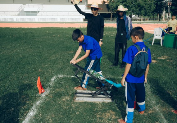 ภาพกิจกรรม  คณะวิทยาศาสตร์และเทคโนโลยี การแข่งขันจรวดขวดน้ำ งานสัปดาห์วิทยาศาสตร์แห่งชาติ ส่วนภูมิภาค ประจำปี 2567
