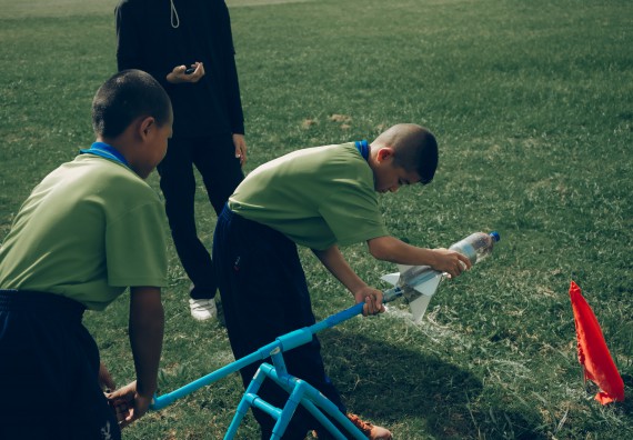 ภาพกิจกรรม  คณะวิทยาศาสตร์และเทคโนโลยี การแข่งขันจรวดขวดน้ำ งานสัปดาห์วิทยาศาสตร์แห่งชาติ ส่วนภูมิภาค ประจำปี 2567