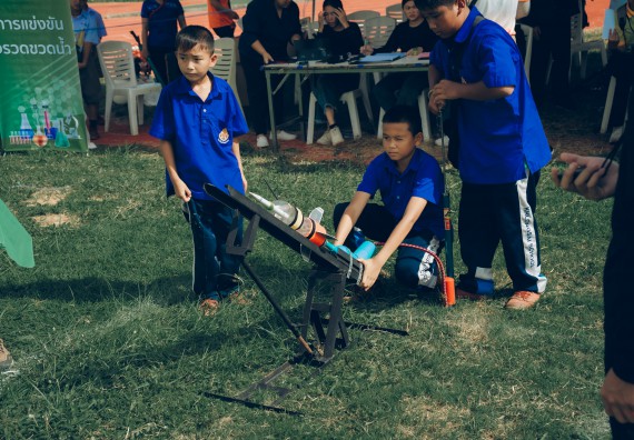 ภาพกิจกรรม  คณะวิทยาศาสตร์และเทคโนโลยี การแข่งขันจรวดขวดน้ำ งานสัปดาห์วิทยาศาสตร์แห่งชาติ ส่วนภูมิภาค ประจำปี 2567