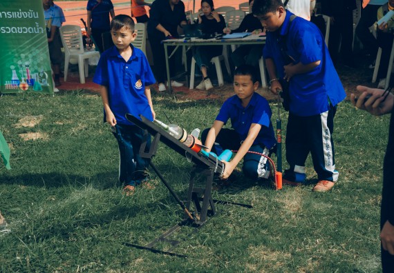 ภาพกิจกรรม  คณะวิทยาศาสตร์และเทคโนโลยี การแข่งขันจรวดขวดน้ำ งานสัปดาห์วิทยาศาสตร์แห่งชาติ ส่วนภูมิภาค ประจำปี 2567