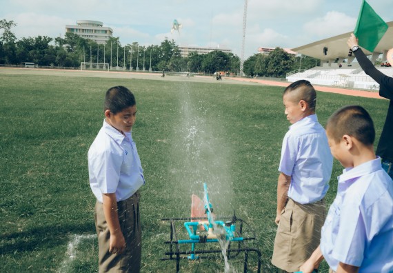 ภาพกิจกรรม  คณะวิทยาศาสตร์และเทคโนโลยี การแข่งขันจรวดขวดน้ำ งานสัปดาห์วิทยาศาสตร์แห่งชาติ ส่วนภูมิภาค ประจำปี 2567