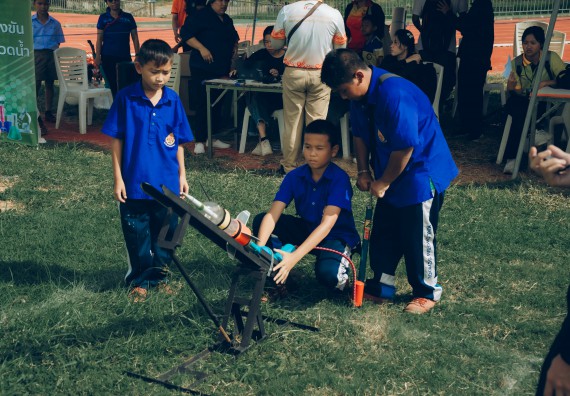 ภาพกิจกรรม  คณะวิทยาศาสตร์และเทคโนโลยี การแข่งขันจรวดขวดน้ำ งานสัปดาห์วิทยาศาสตร์แห่งชาติ ส่วนภูมิภาค ประจำปี 2567