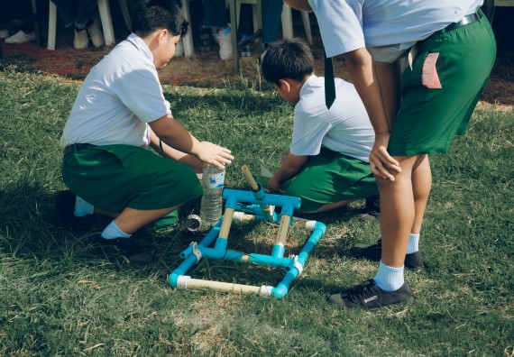 ภาพกิจกรรม  คณะวิทยาศาสตร์และเทคโนโลยี การแข่งขันจรวดขวดน้ำ งานสัปดาห์วิทยาศาสตร์แห่งชาติ ส่วนภูมิภาค ประจำปี 2567