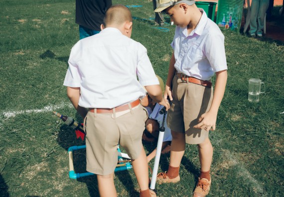 ภาพกิจกรรม  คณะวิทยาศาสตร์และเทคโนโลยี การแข่งขันจรวดขวดน้ำ งานสัปดาห์วิทยาศาสตร์แห่งชาติ ส่วนภูมิภาค ประจำปี 2567