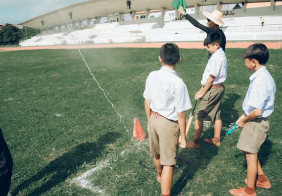 ภาพกิจกรรม  คณะวิทยาศาสตร์และเทคโนโลยี การแข่งขันจรวดขวดน้ำ งานสัปดาห์วิทยาศาสตร์แห่งชาติ ส่วนภูมิภาค ประจำปี 2567